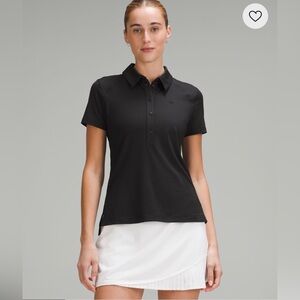 Lululemon Quick-Dry Short-Sleeve Polo Shirt Straight Hem